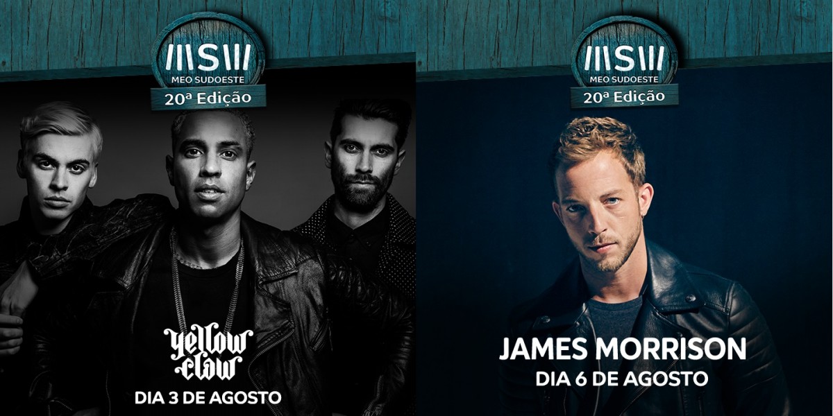 Yellow Claw James Morrison Sudoeste