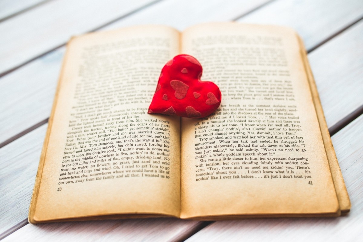 red-heart-on-a-old-opened-book-ii