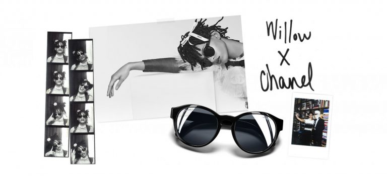 Campanha eyewear Chanel com Willow Smith