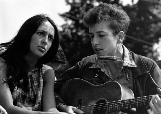 The Vietnam War; música; Bob Dylan; Joan Baez