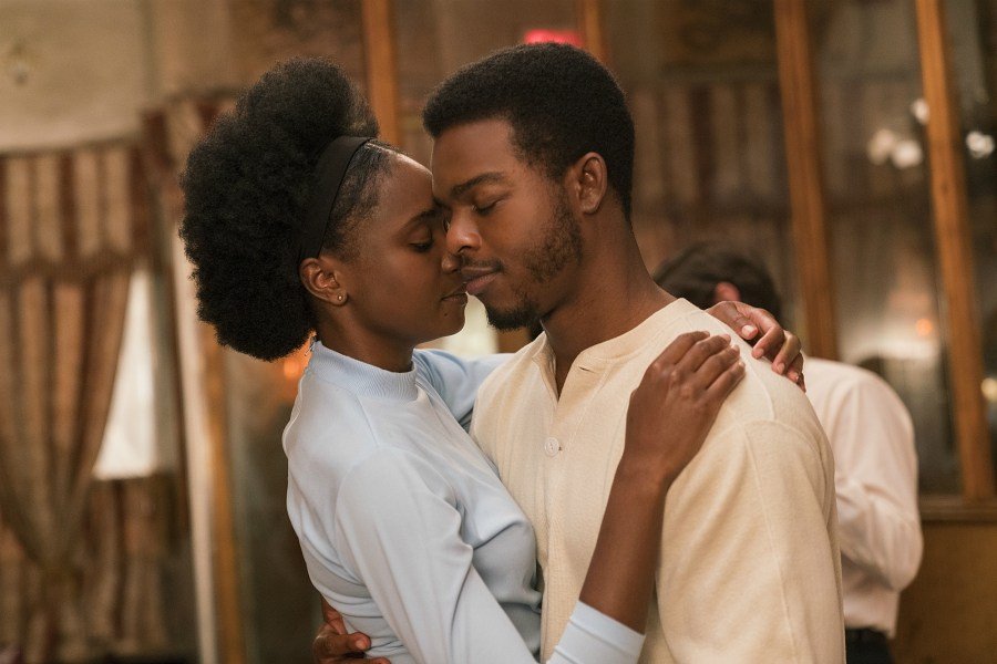 Stephan James and KiKi Layne in If Beale Street Could Talk (2018)